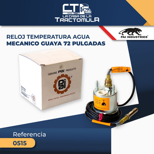 RELOJ TEMPERATURA AGUA GUAYA 72" (180CM)