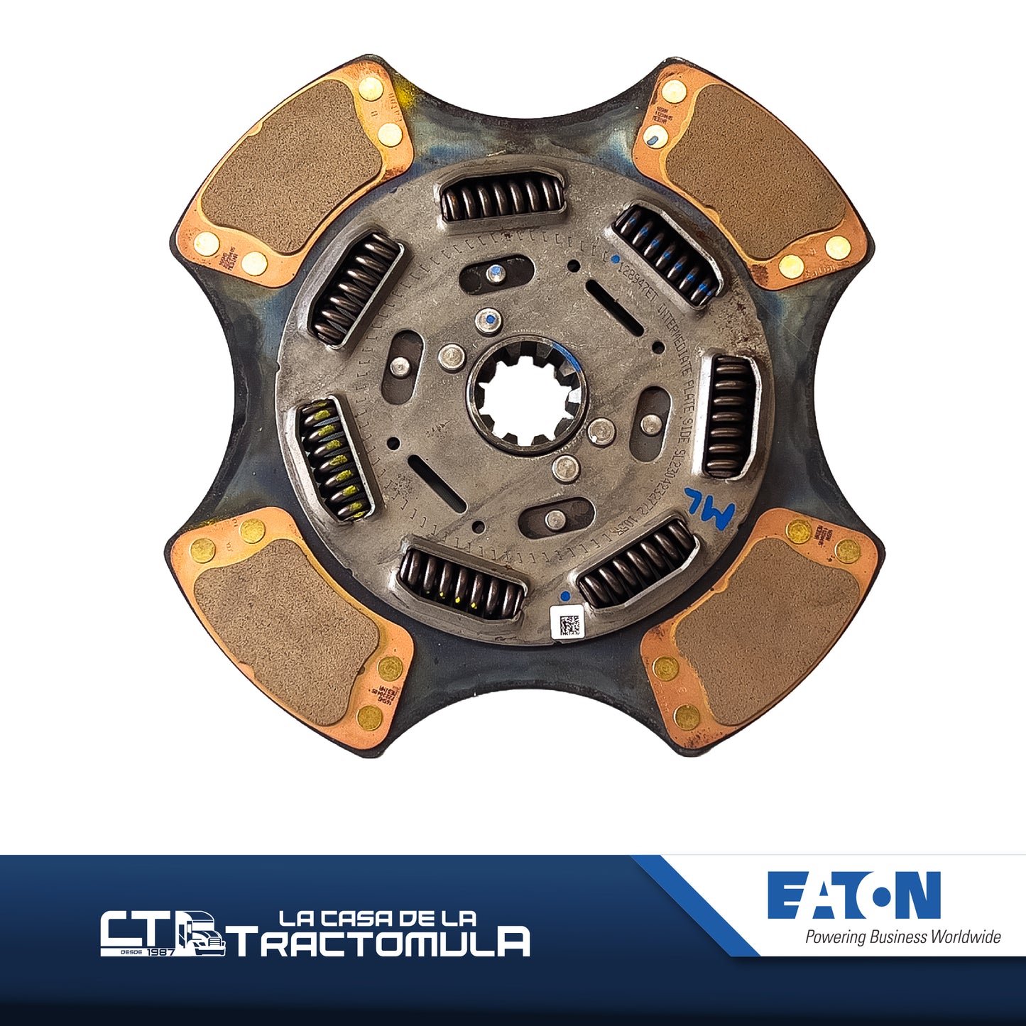 DISCO CLUTCH 15  ASBESTO CON RESORTES ISX