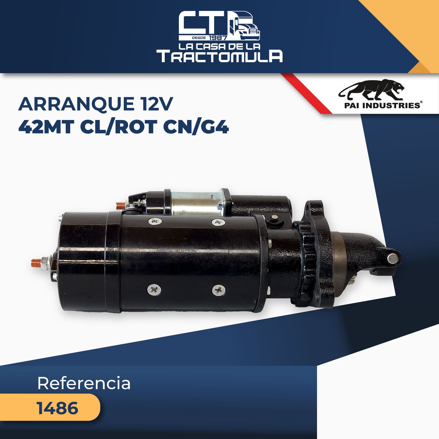 ARRANQUE 12V 42MT CL/ROT CN/G4