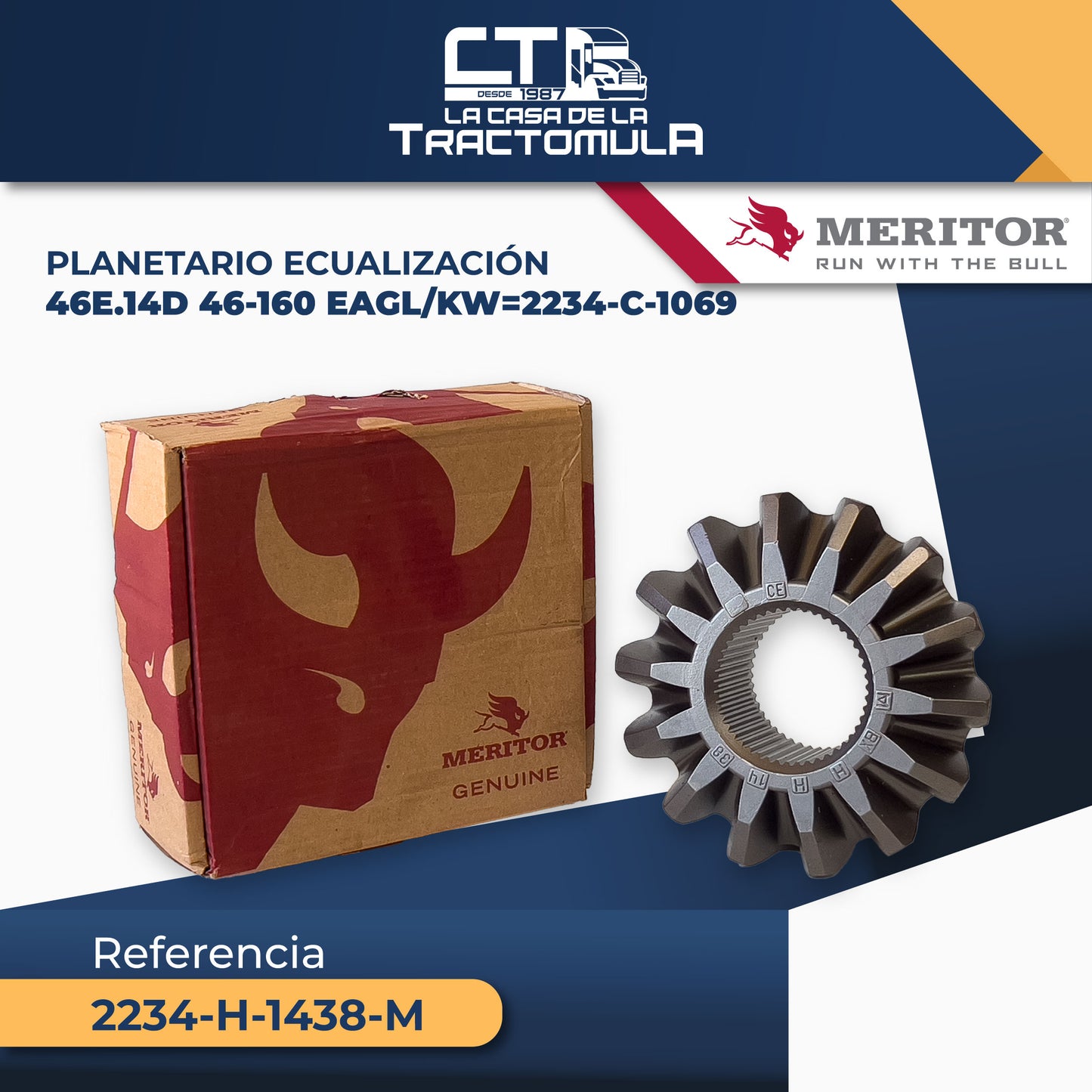 PLANETARIO ECUALIZACION 46E.14D 46-160 EAGL/KW=2234-C-1069