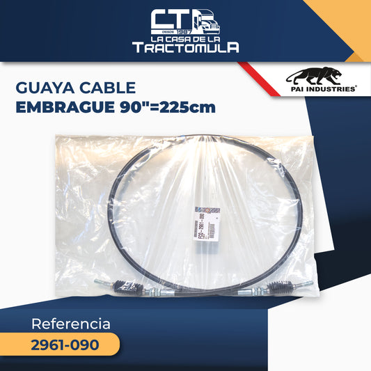 GUAYA CABLE EMBRAGUE 90"=225cm