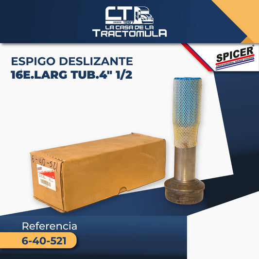 ESPIGO DESLIZANTE 16E.LARG TUB.4" 1/2