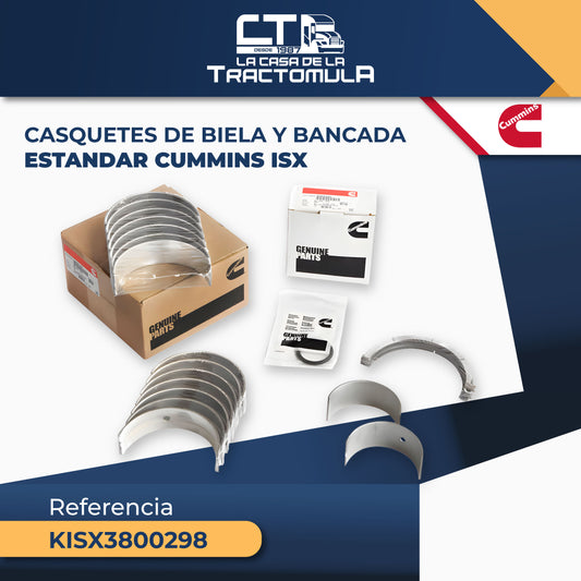 CASQUETES DE BIELA Y BANCADA ESTANDAR CUMMINS ISX
