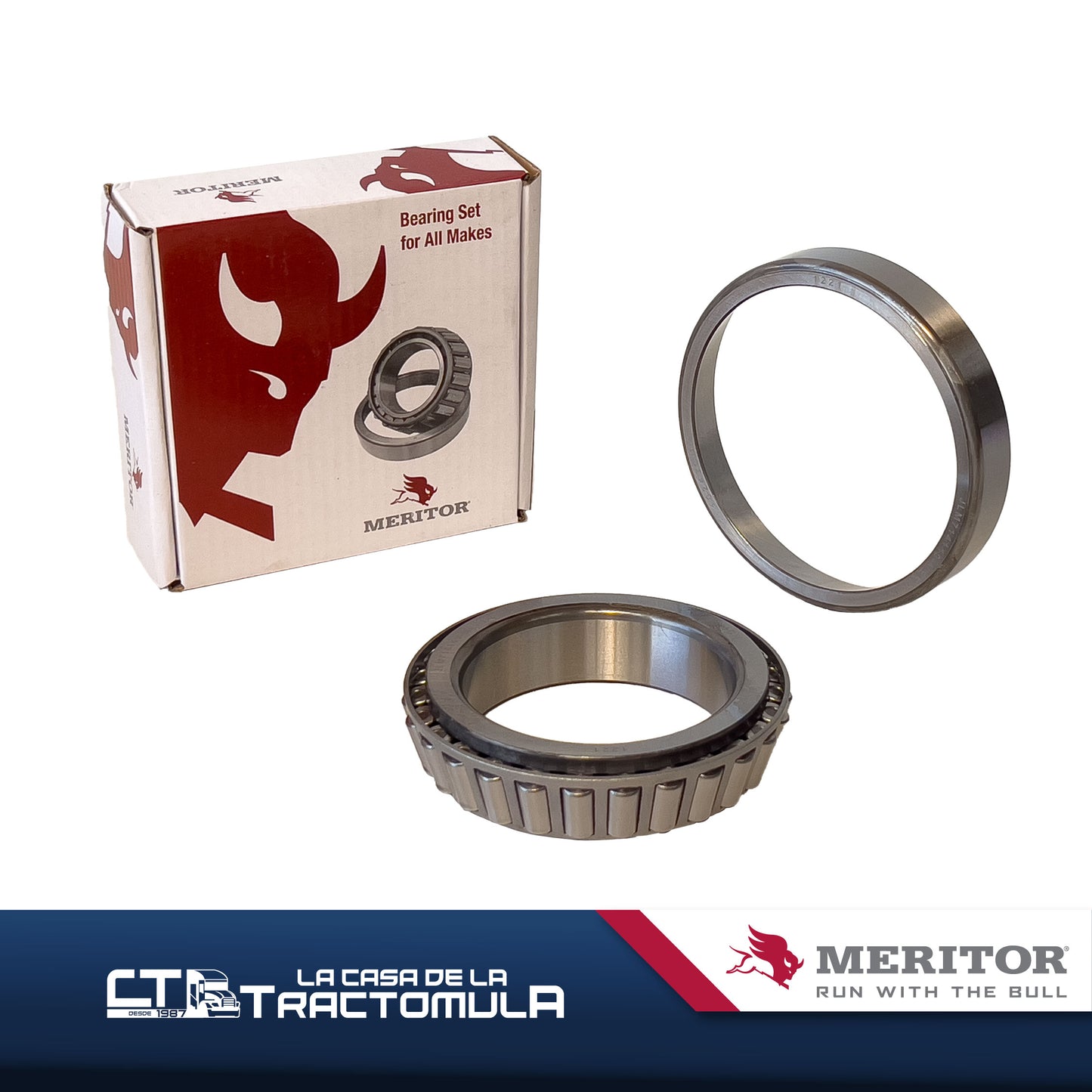 JUEGO DE RODAMIENTOS DELANTERO DISP.46-160 MERITOR